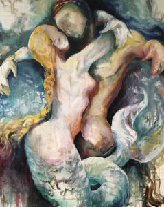 Siren, Oil on Canvas, 60x48x1.5, by J.Jarville