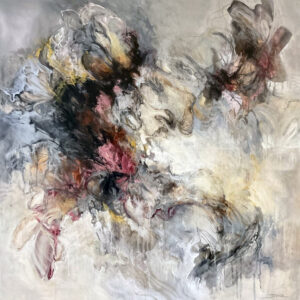 Bouquet de Fleurs, Acrylic, 42x42 by J.Jarville