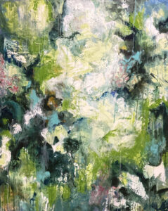 Sacred Gardens 2, Acrylic, 48x36x.75